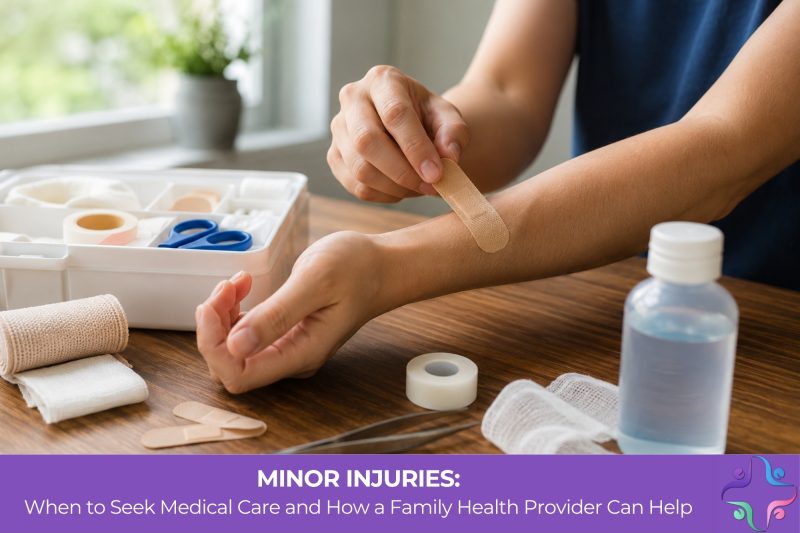 Minor Injuries: When to Seek Medical Care and How a Family Health Provider Can Help